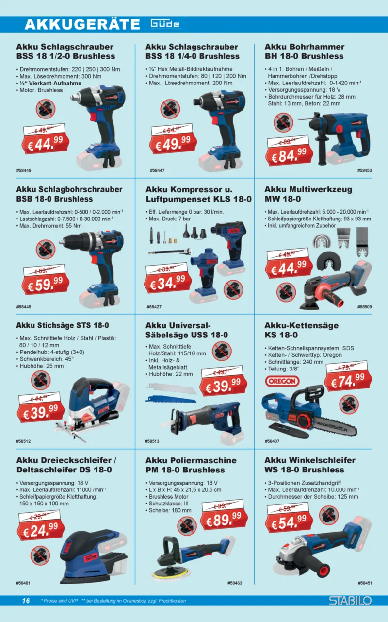 Stabilo Fachmarkt Prospekt vom 25.02.2026, Seite 16