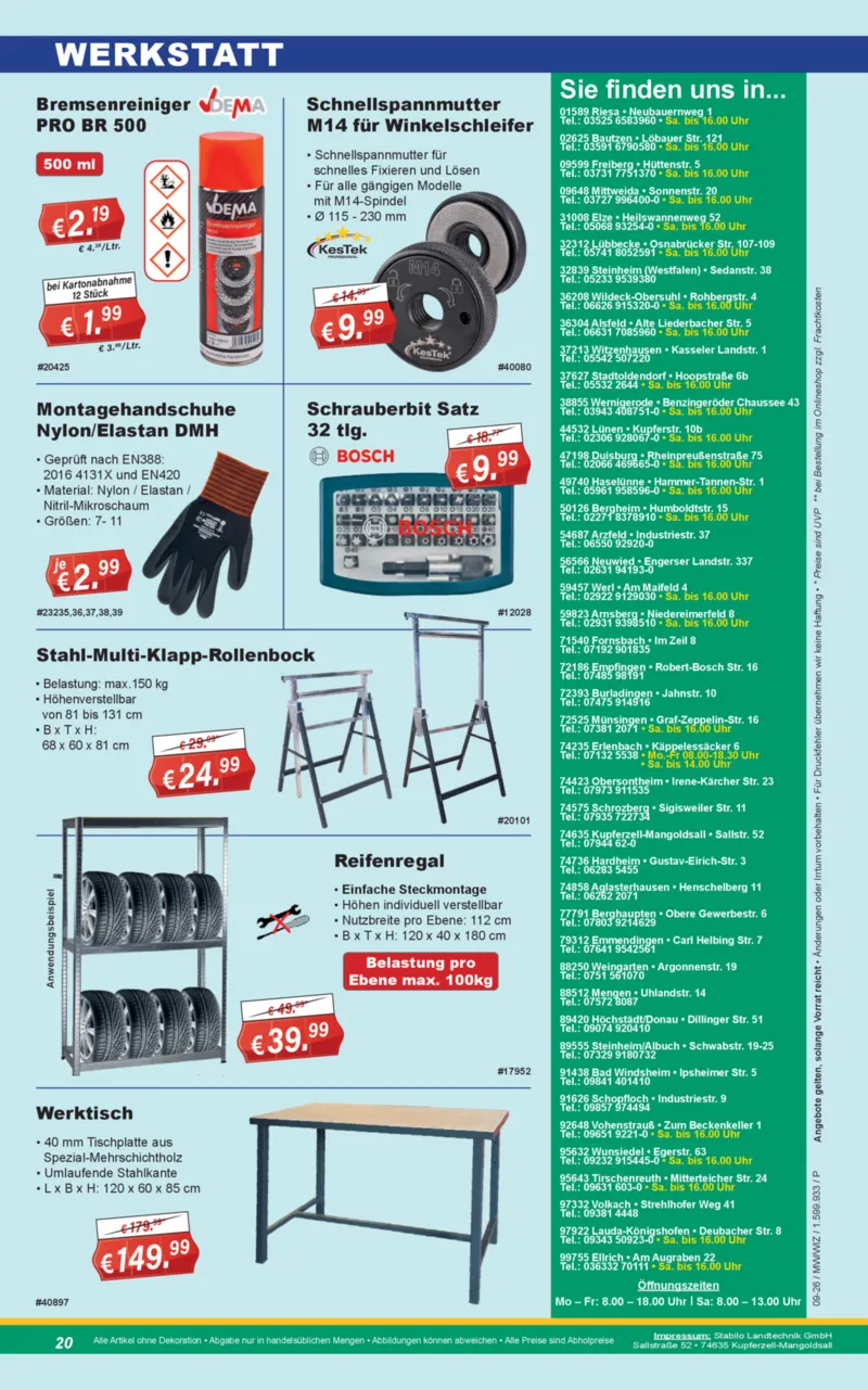 Stabilo Fachmarkt Prospekt vom 25.02.2026, Seite 20