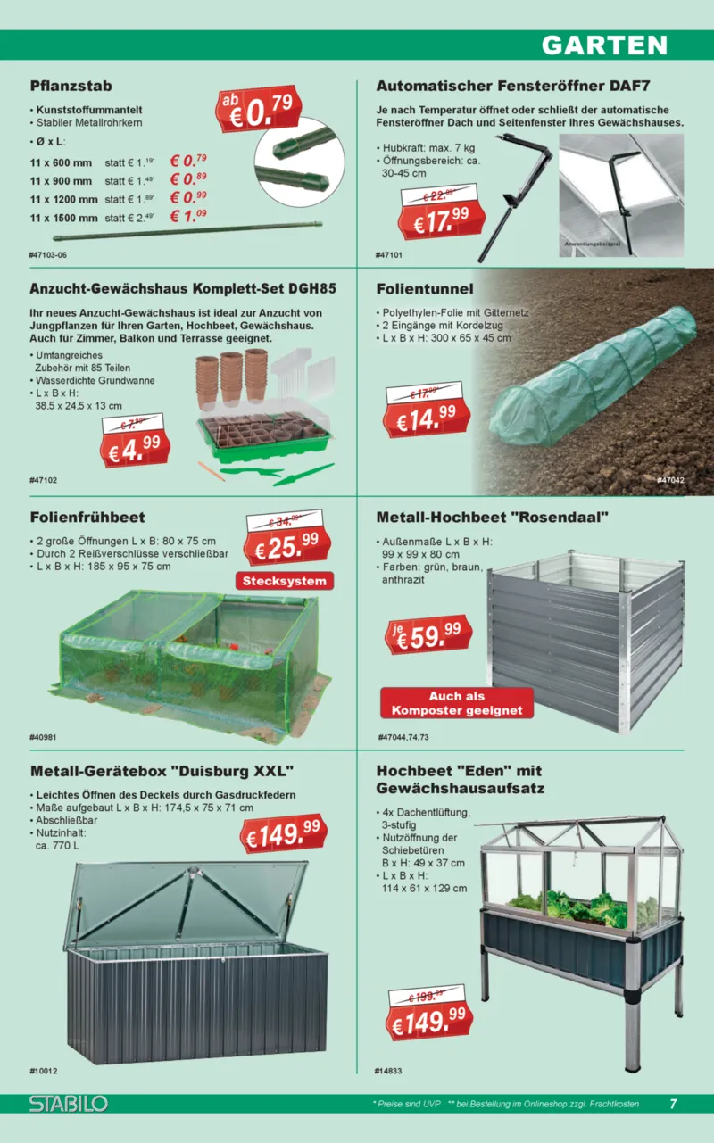 Stabilo Fachmarkt Prospekt vom 25.02.2026, Seite 7