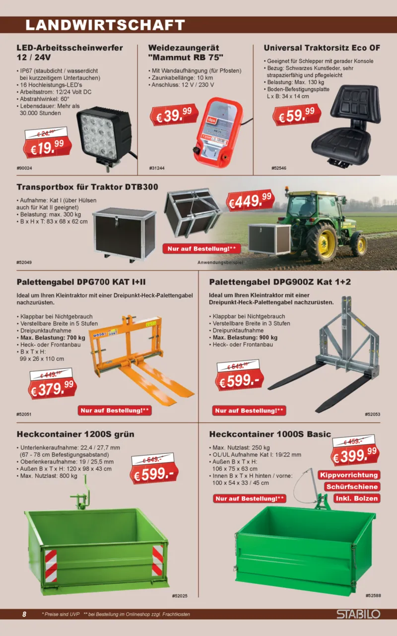 Stabilo Fachmarkt Prospekt vom 25.02.2026, Seite 8