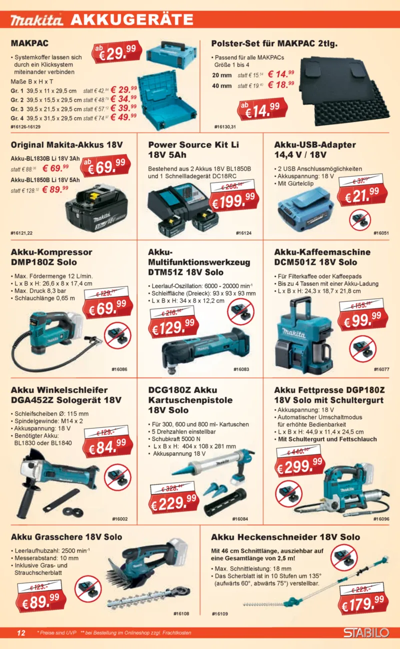 Stabilo Fachmarkt Prospekt vom 11.03.2026, Seite 12