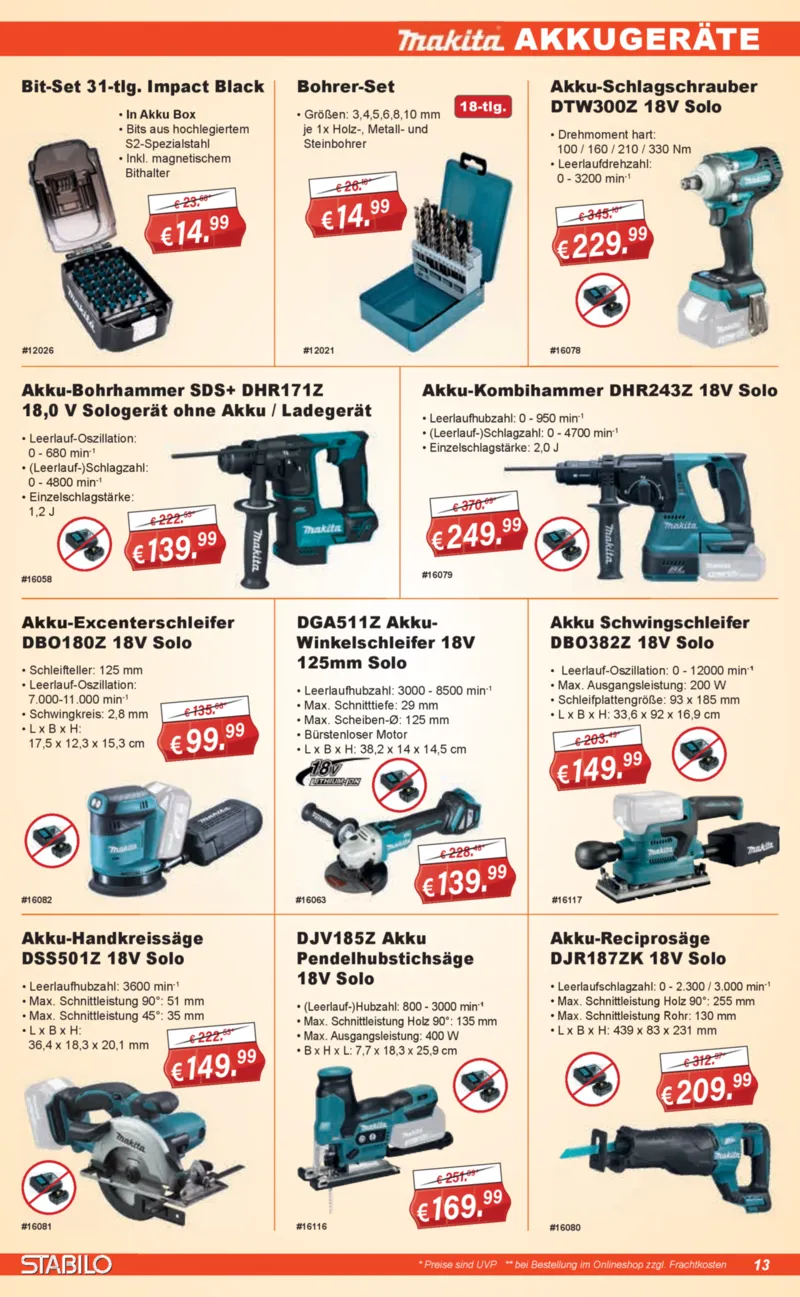 Stabilo Fachmarkt Prospekt vom 11.03.2026, Seite 13