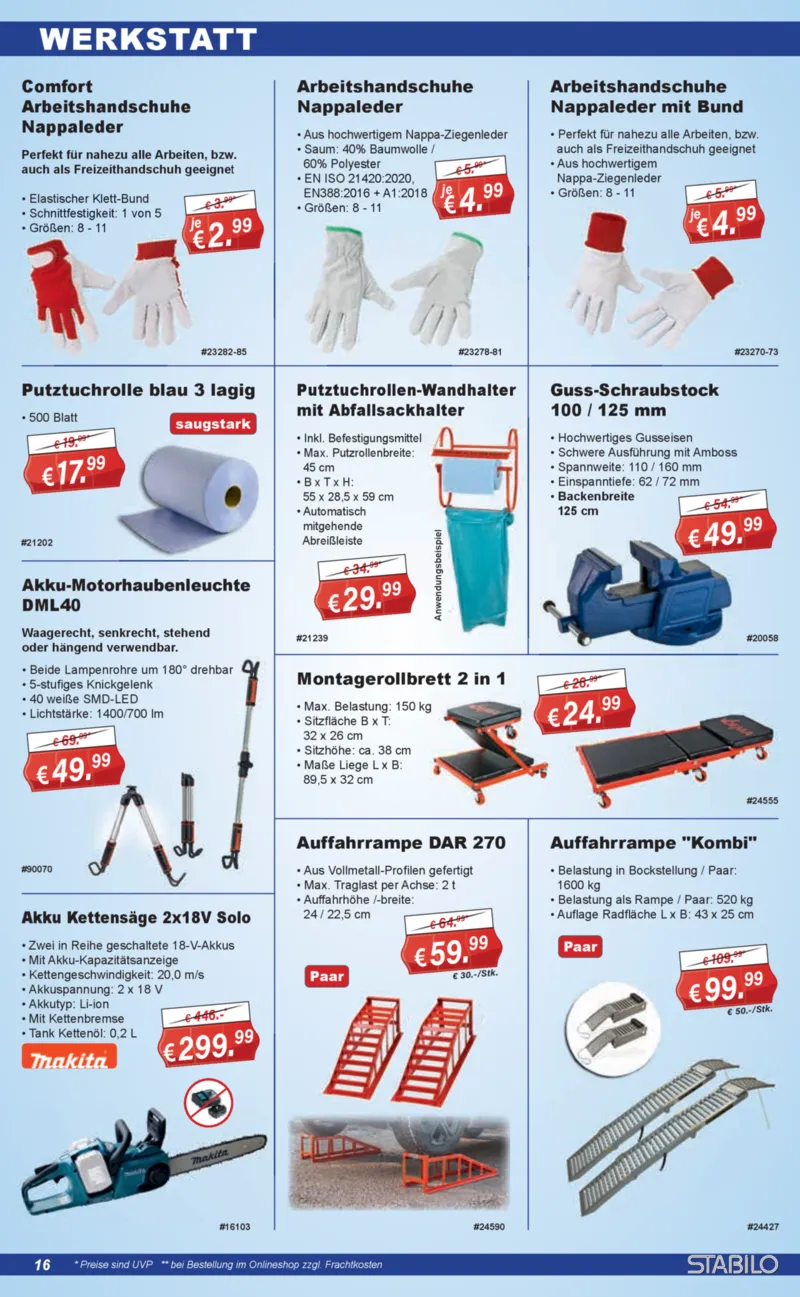 Stabilo Fachmarkt Prospekt vom 11.03.2026, Seite 16