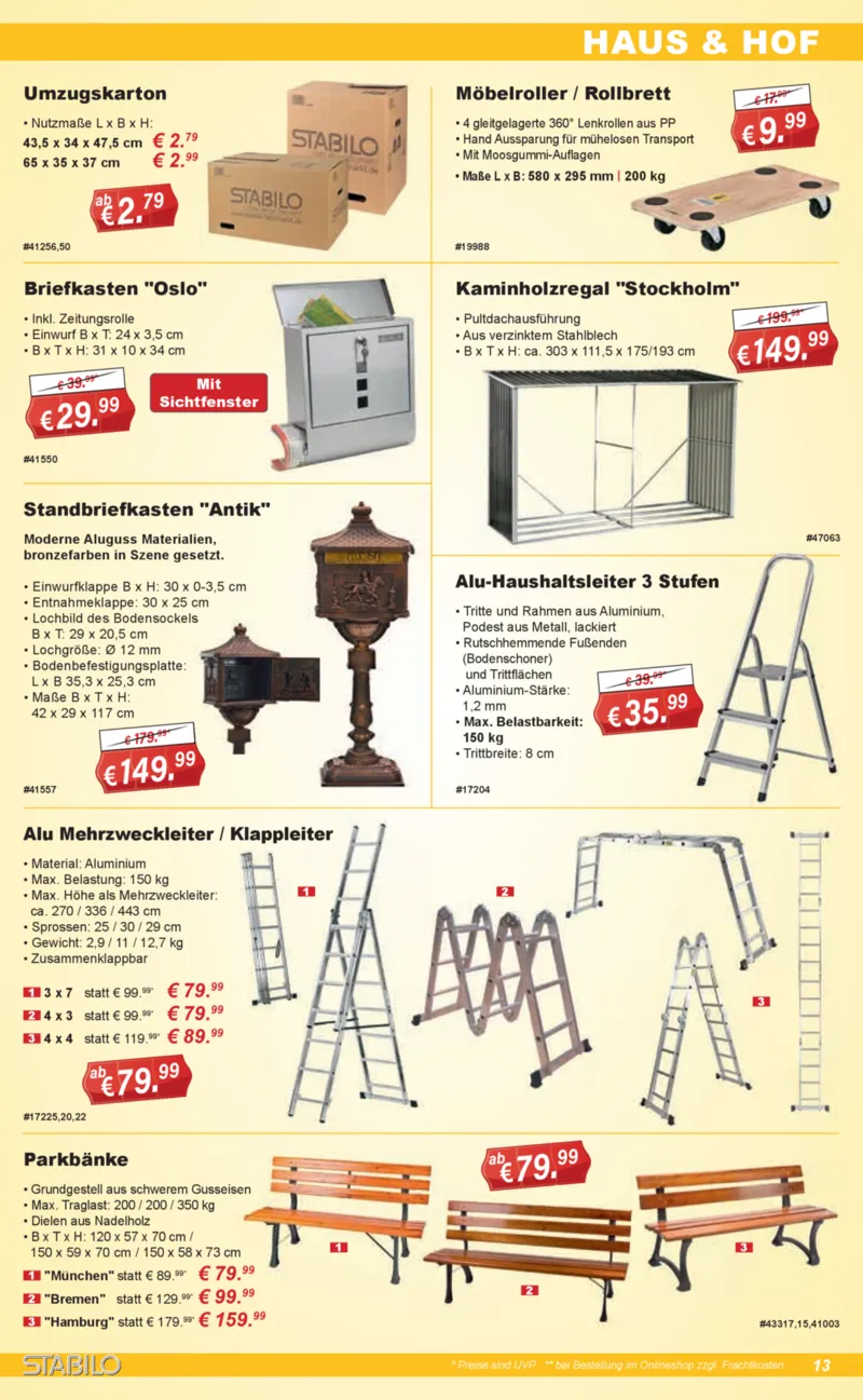Stabilo Fachmarkt Prospekt vom 25.03.2026, Seite 13