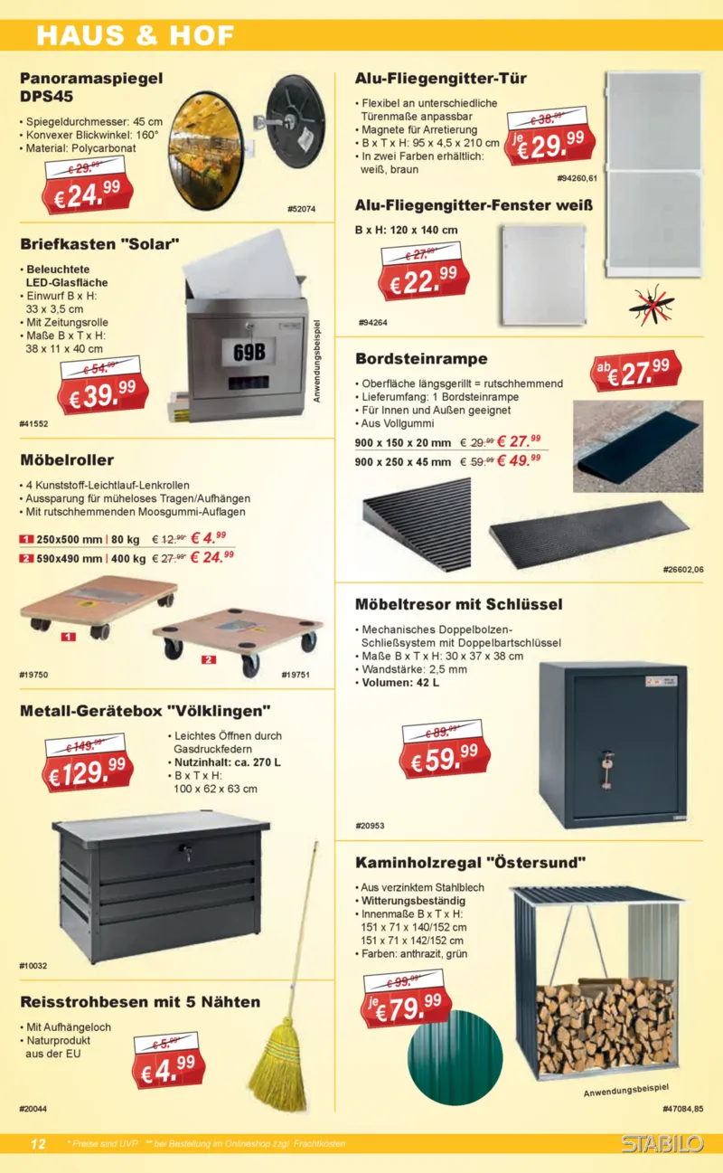 Stabilo Fachmarkt Prospekt vom 08.04.2026, Seite 12