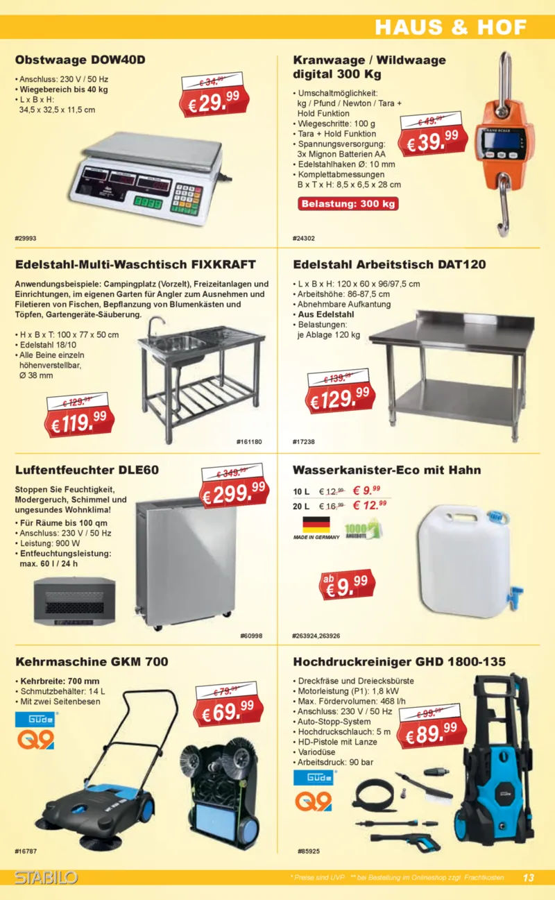 Stabilo Fachmarkt Prospekt vom 08.04.2026, Seite 13