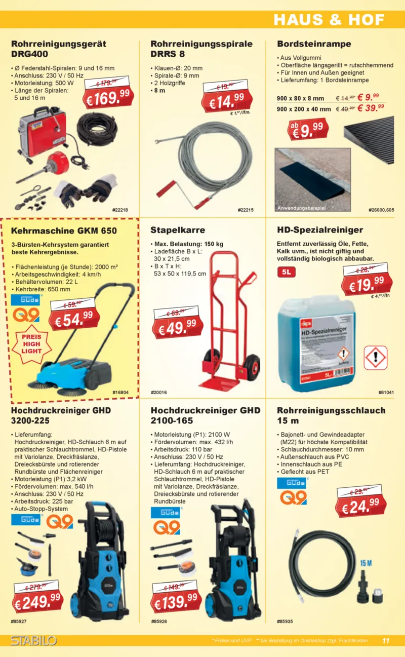 Stabilo Fachmarkt Prospekt vom 22.04.2026, Seite 11