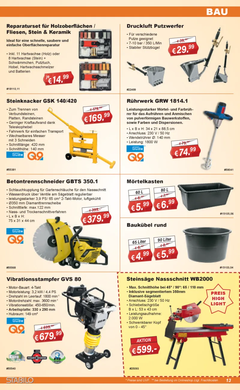 Stabilo Fachmarkt Prospekt vom 22.04.2026, Seite 13