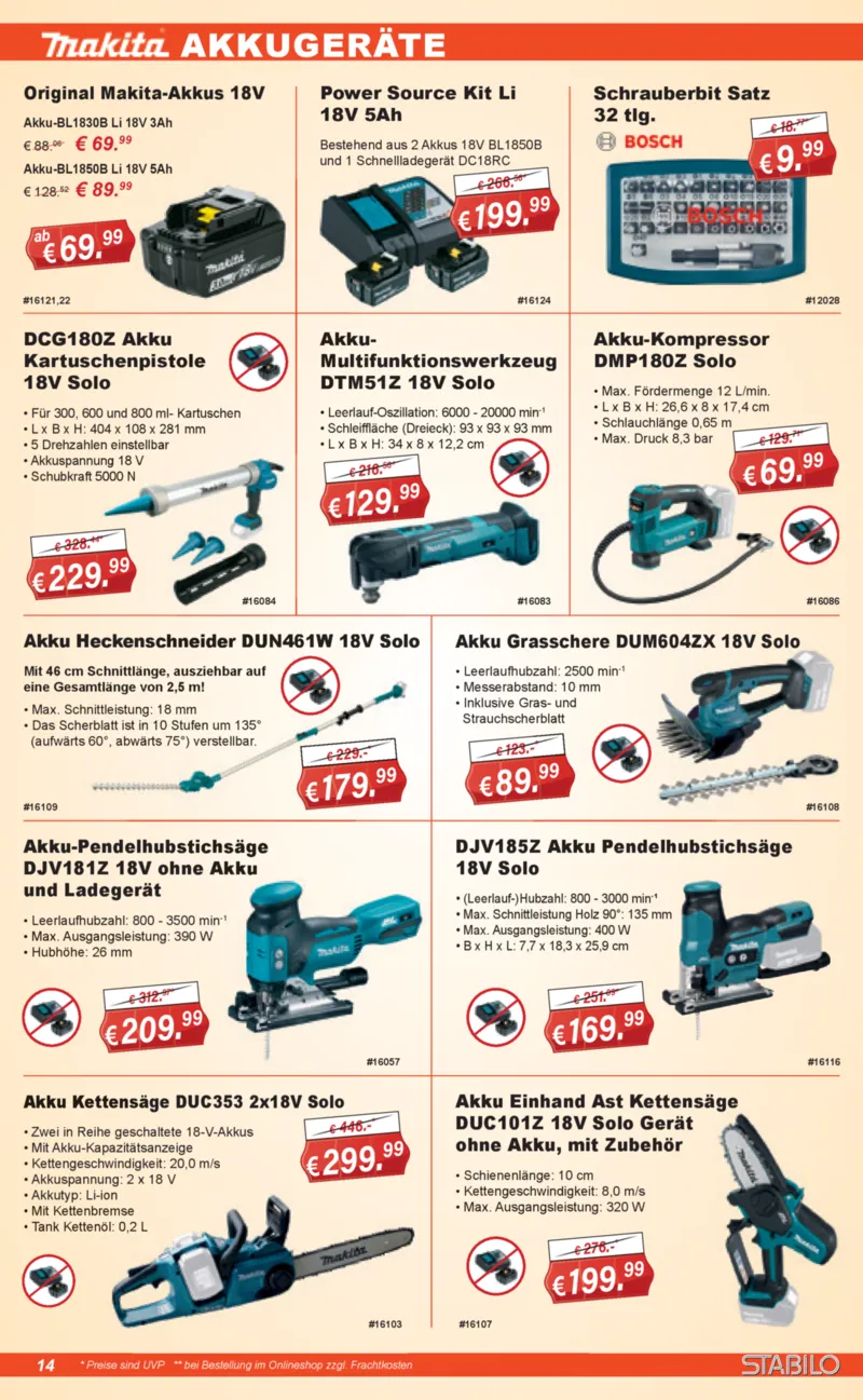 Stabilo Fachmarkt Prospekt vom 22.04.2026, Seite 14