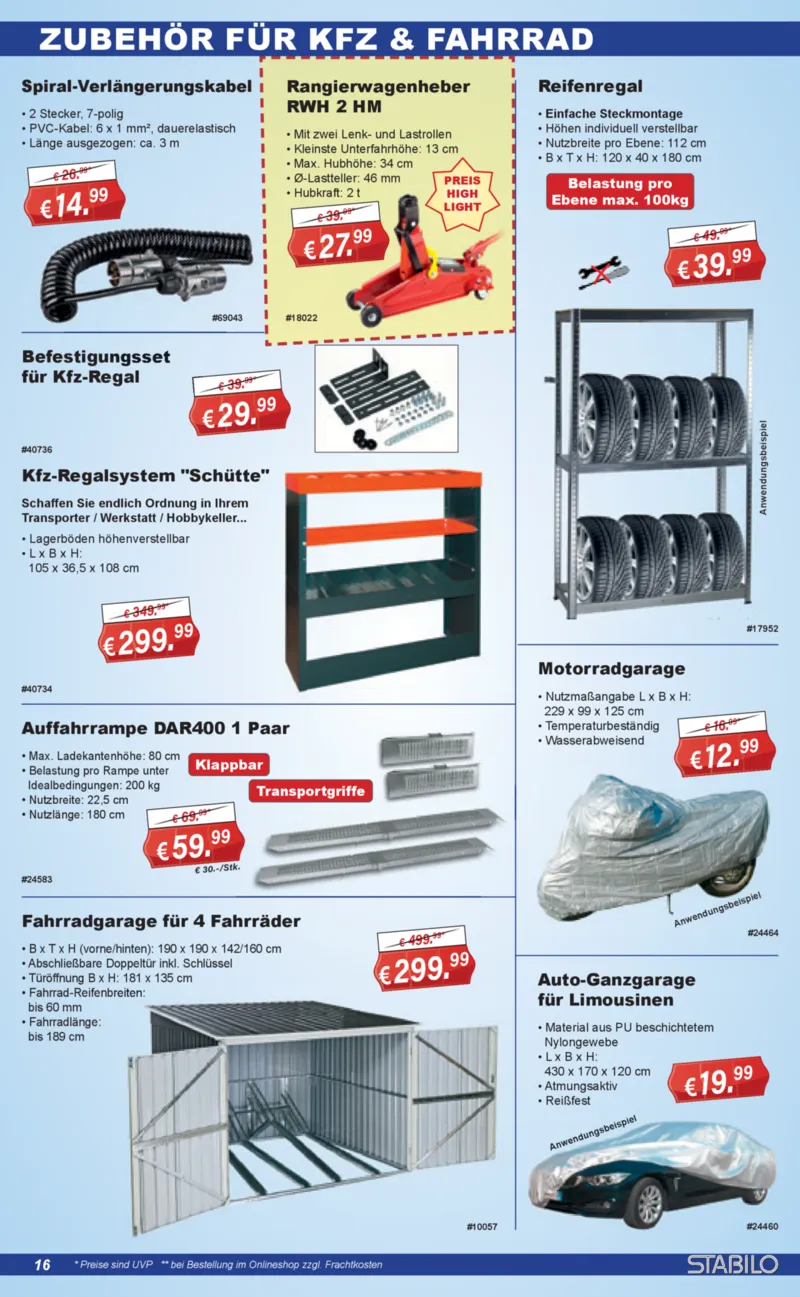 Stabilo Fachmarkt Prospekt vom 22.04.2026, Seite 16