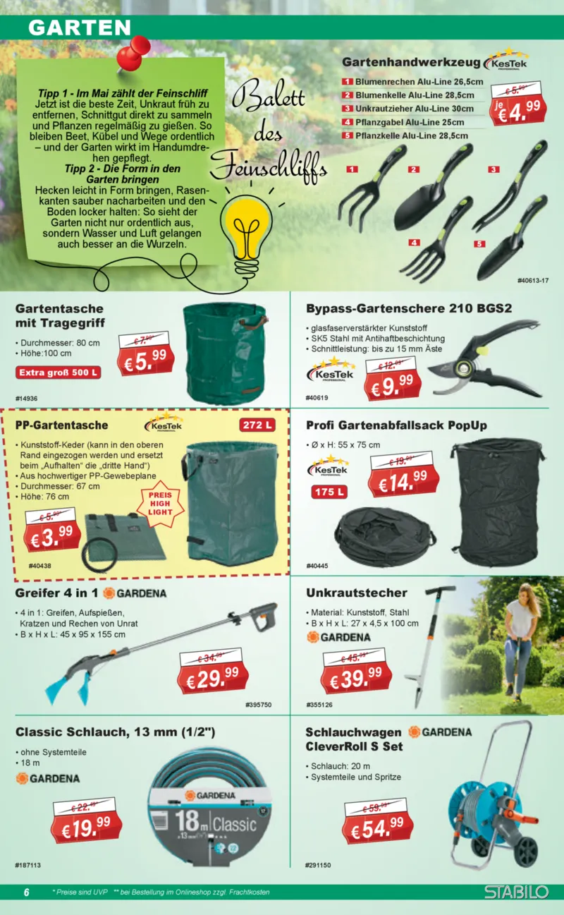 Stabilo Fachmarkt Prospekt vom 22.04.2026, Seite 6