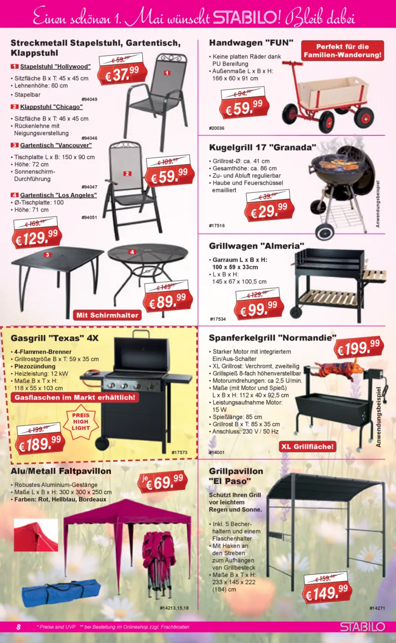 Stabilo Fachmarkt Prospekt vom 22.04.2026, Seite 8