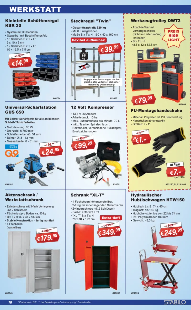 Stabilo Fachmarkt Prospekt vom 06.05.2026, Seite 18