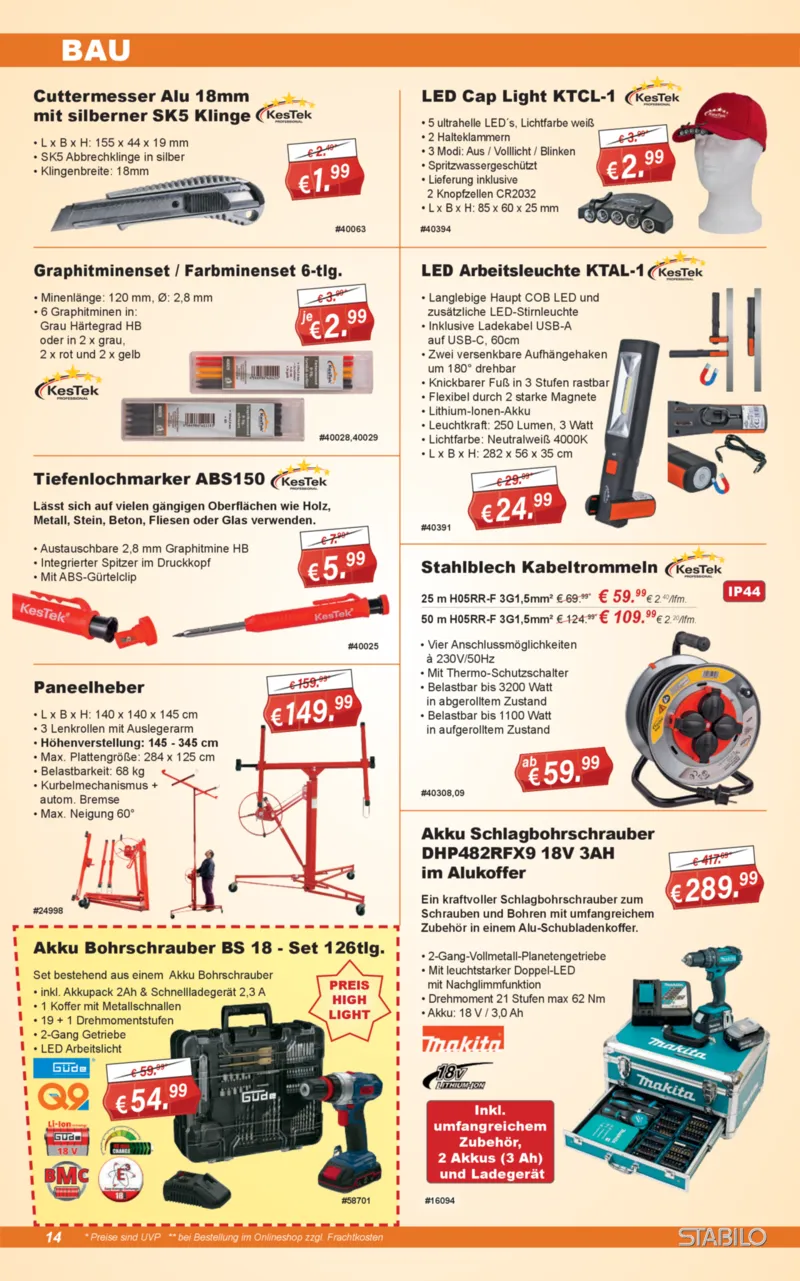 Stabilo Fachmarkt Prospekt vom 20.05.2026, Seite 14