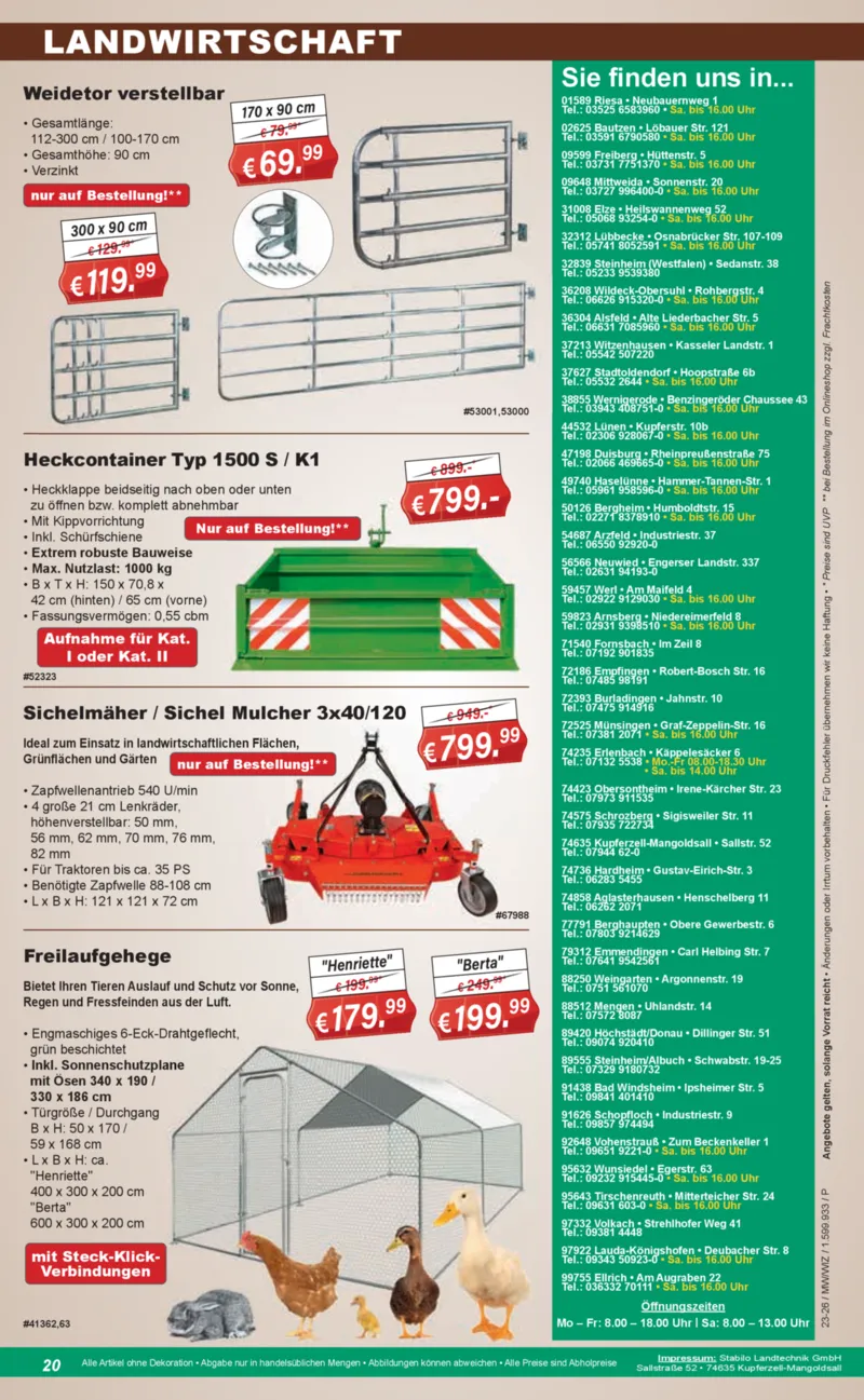 Stabilo Fachmarkt Prospekt vom 03.06.2026, Seite 20