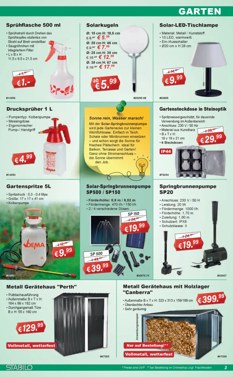 Stabilo Fachmarkt Prospekt vom 03.06.2026, Seite 3