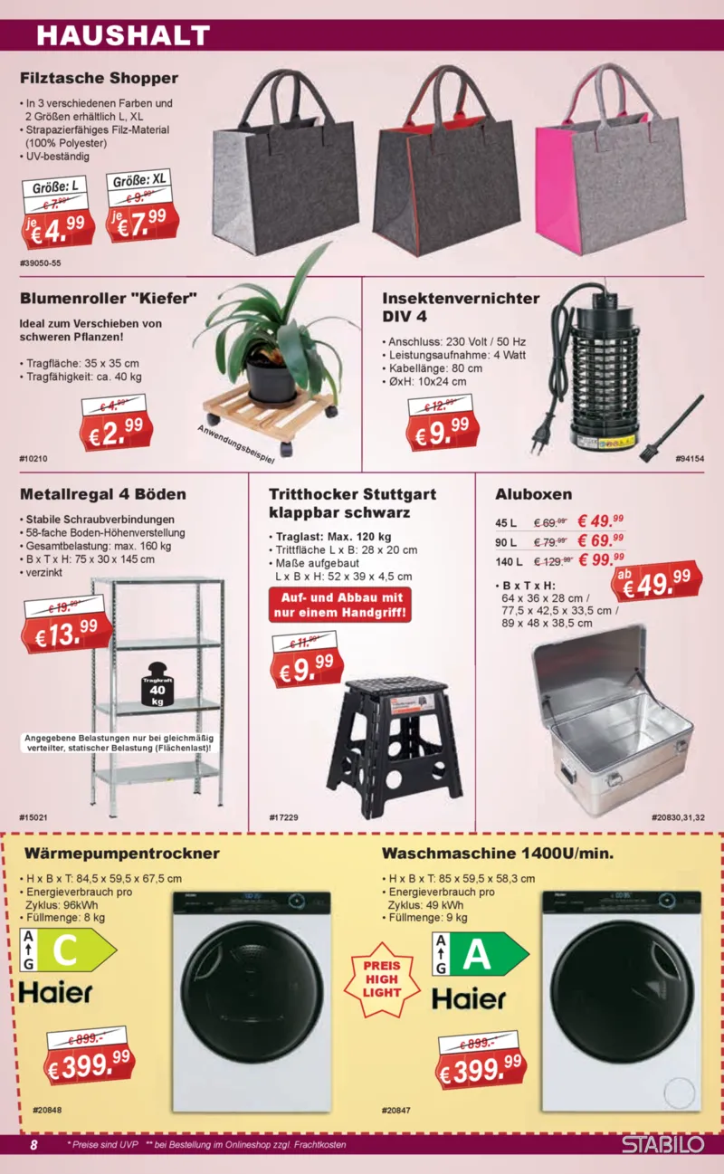 Stabilo Fachmarkt Prospekt vom 03.06.2026, Seite 8