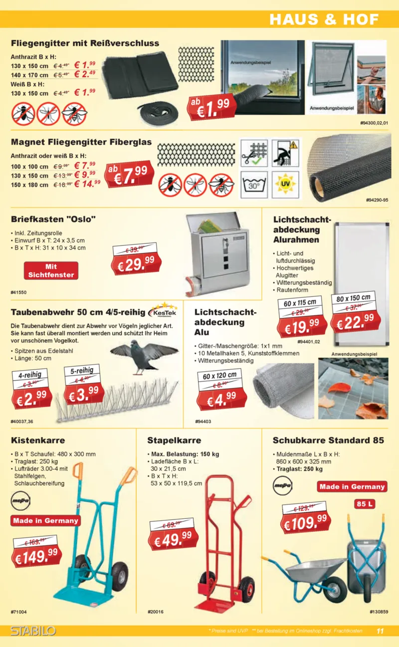 Stabilo Fachmarkt Prospekt vom 17.06.2026, Seite 11