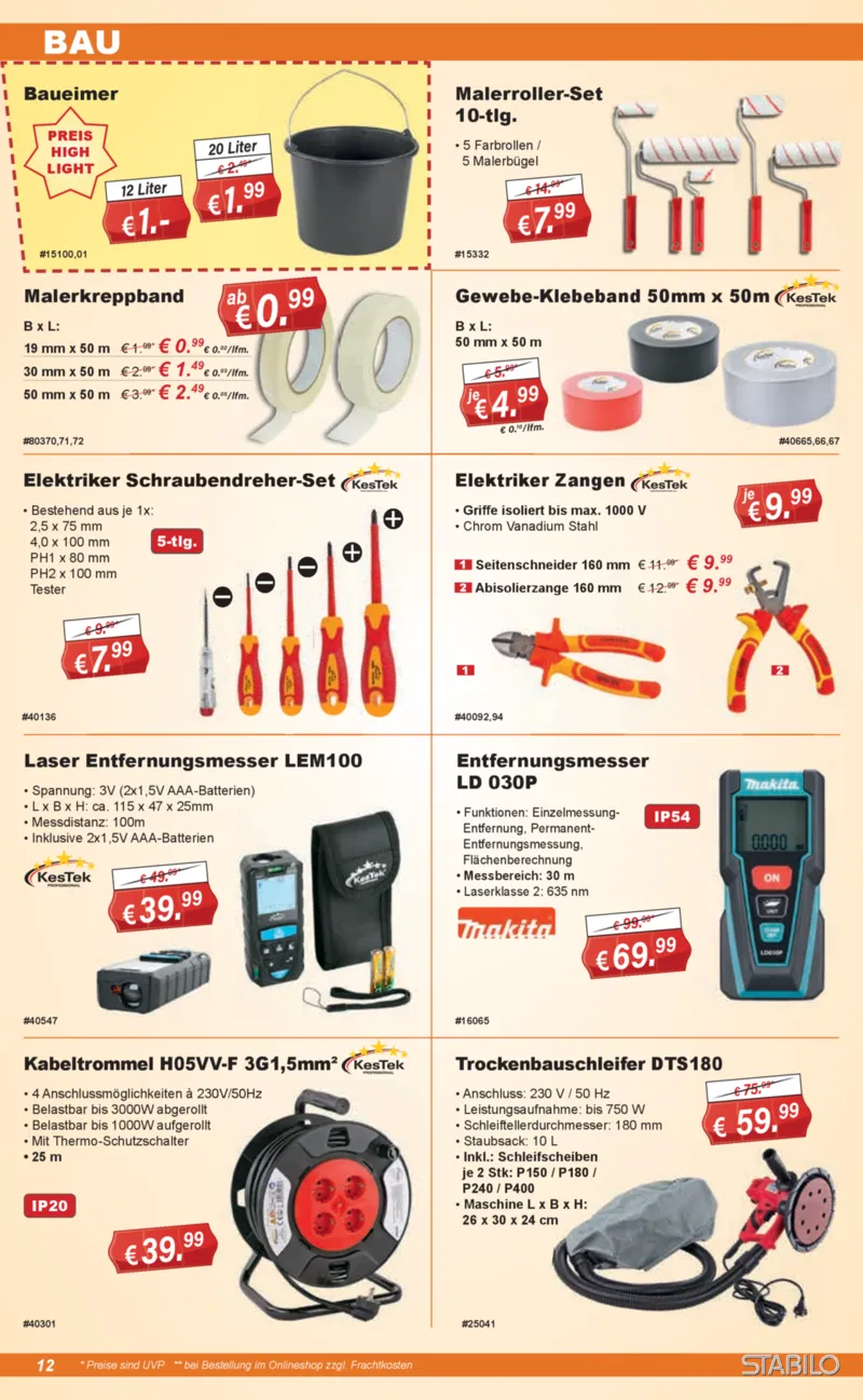 Stabilo Fachmarkt Prospekt vom 17.06.2026, Seite 12