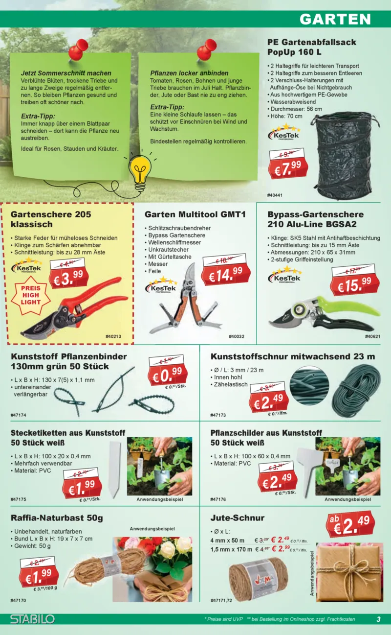 Stabilo Fachmarkt Prospekt vom 17.06.2026, Seite 3