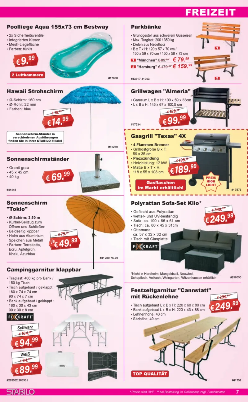 Stabilo Fachmarkt Prospekt vom 17.06.2026, Seite 7