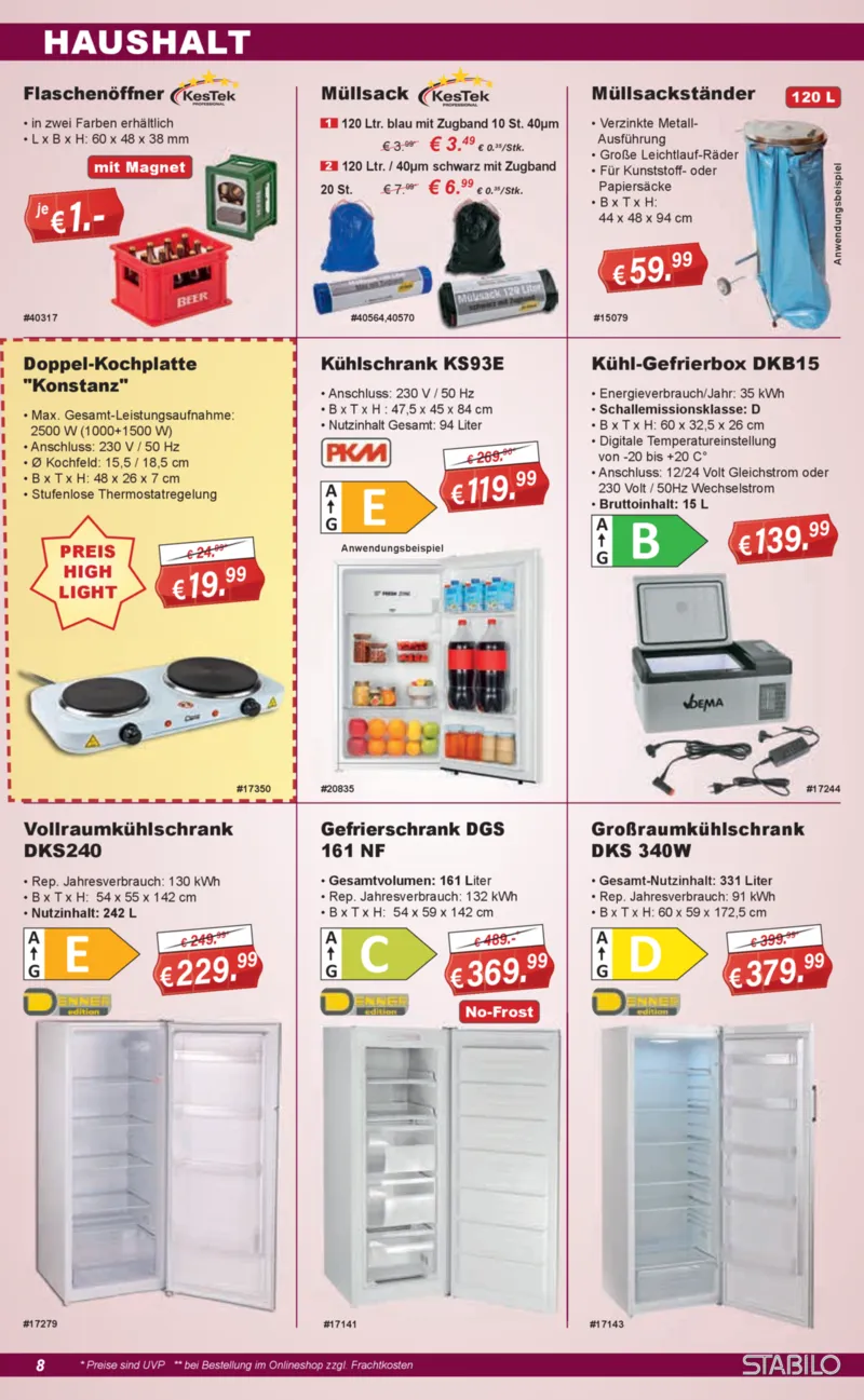 Stabilo Fachmarkt Prospekt vom 17.06.2026, Seite 8