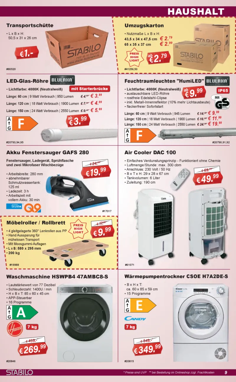 Stabilo Fachmarkt Prospekt vom 17.06.2026, Seite 9