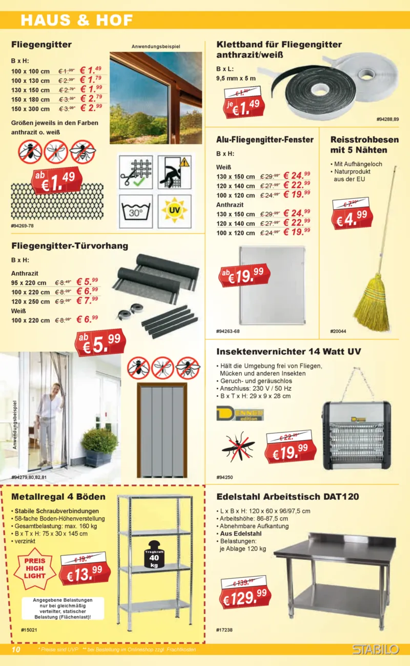 Stabilo Fachmarkt Prospekt vom 01.07.2026, Seite 10