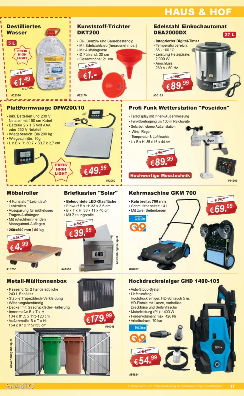 Stabilo Fachmarkt Prospekt vom 01.07.2026, Seite 11