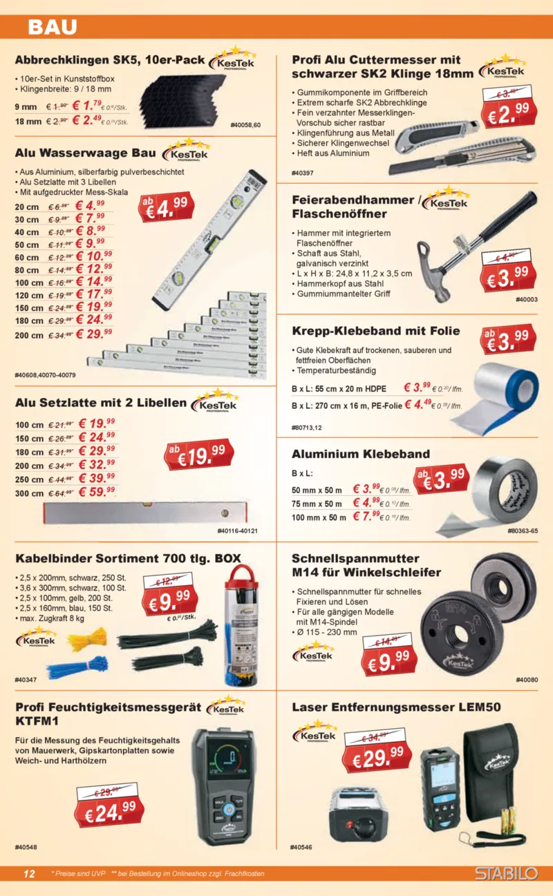 Stabilo Fachmarkt Prospekt vom 01.07.2026, Seite 12