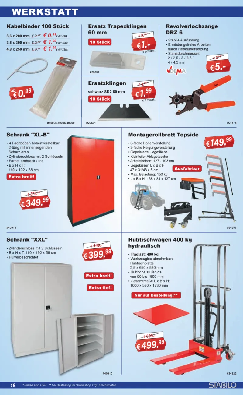 Stabilo Fachmarkt Prospekt vom 01.07.2026, Seite 18
