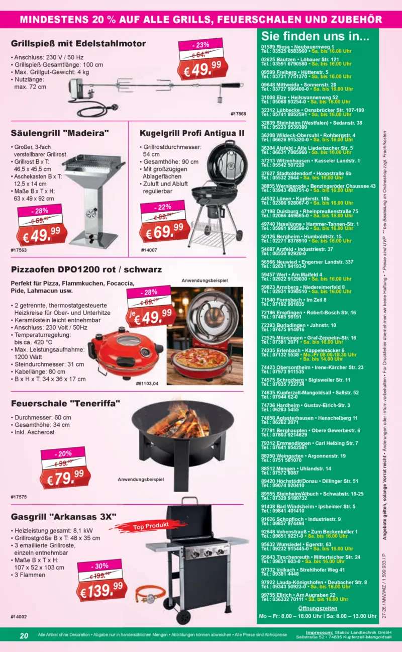 Stabilo Fachmarkt Prospekt vom 01.07.2026, Seite 20