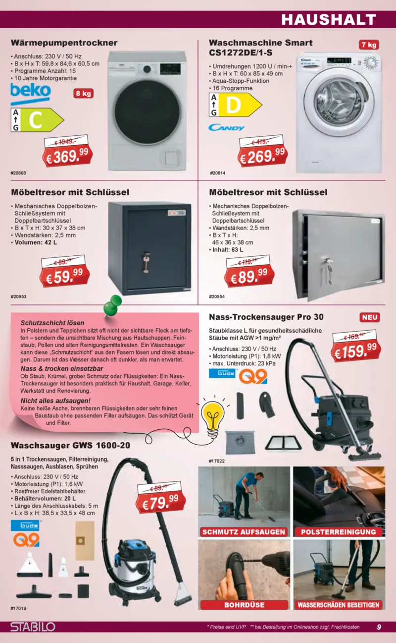 Stabilo Fachmarkt Prospekt vom 01.07.2026, Seite 9