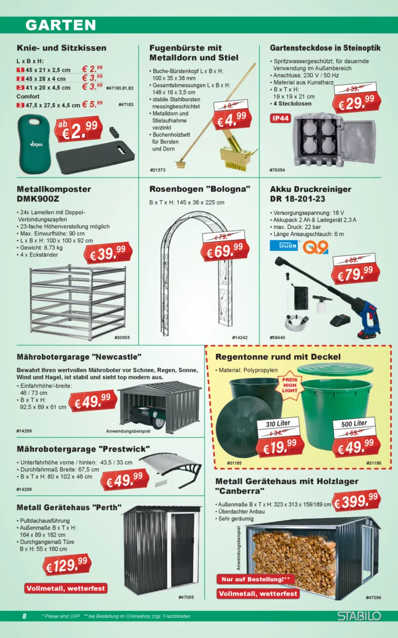 Stabilo Fachmarkt Prospekt vom 15.07.2026, Seite 8