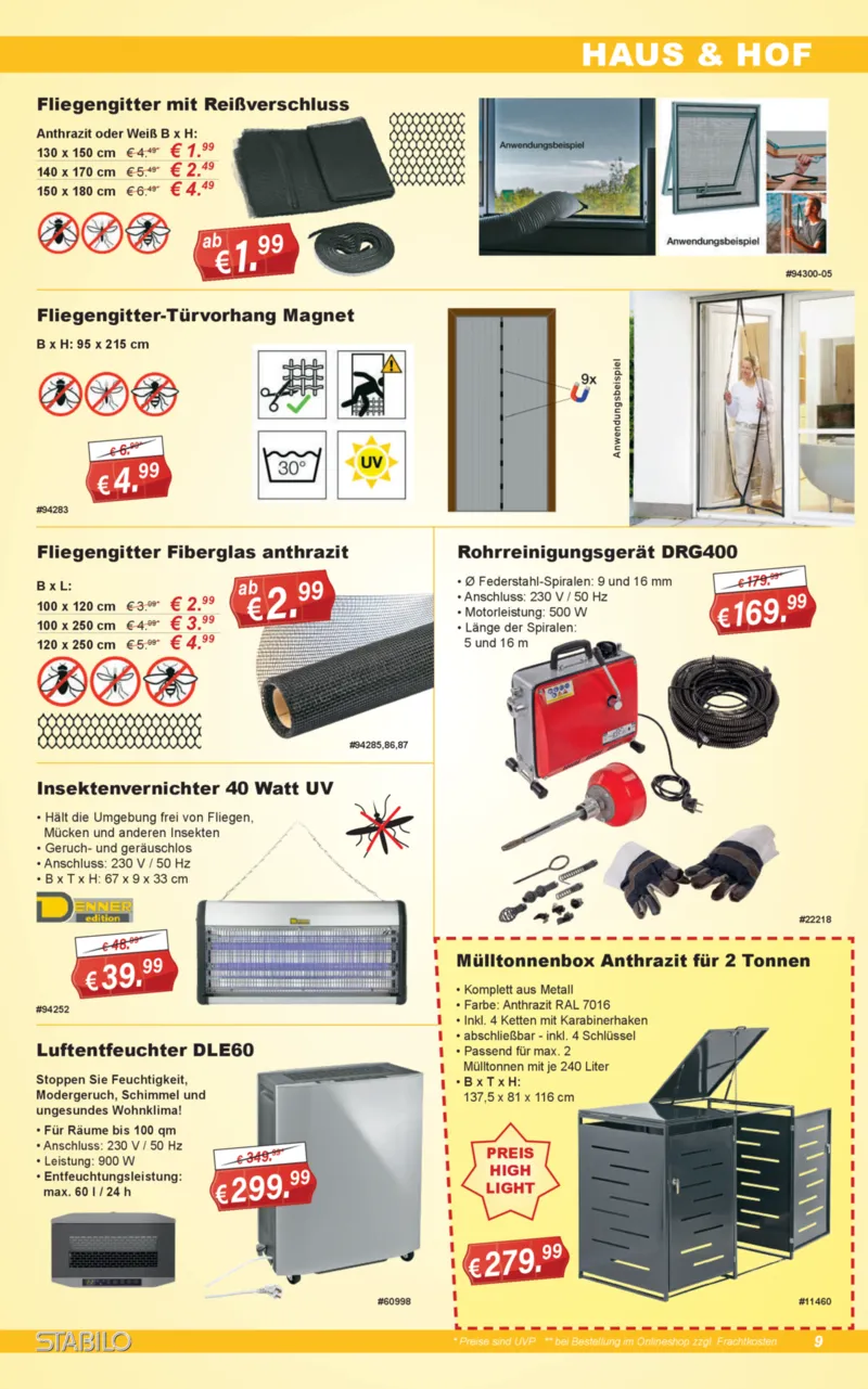 Stabilo Fachmarkt Prospekt vom 15.07.2026, Seite 9
