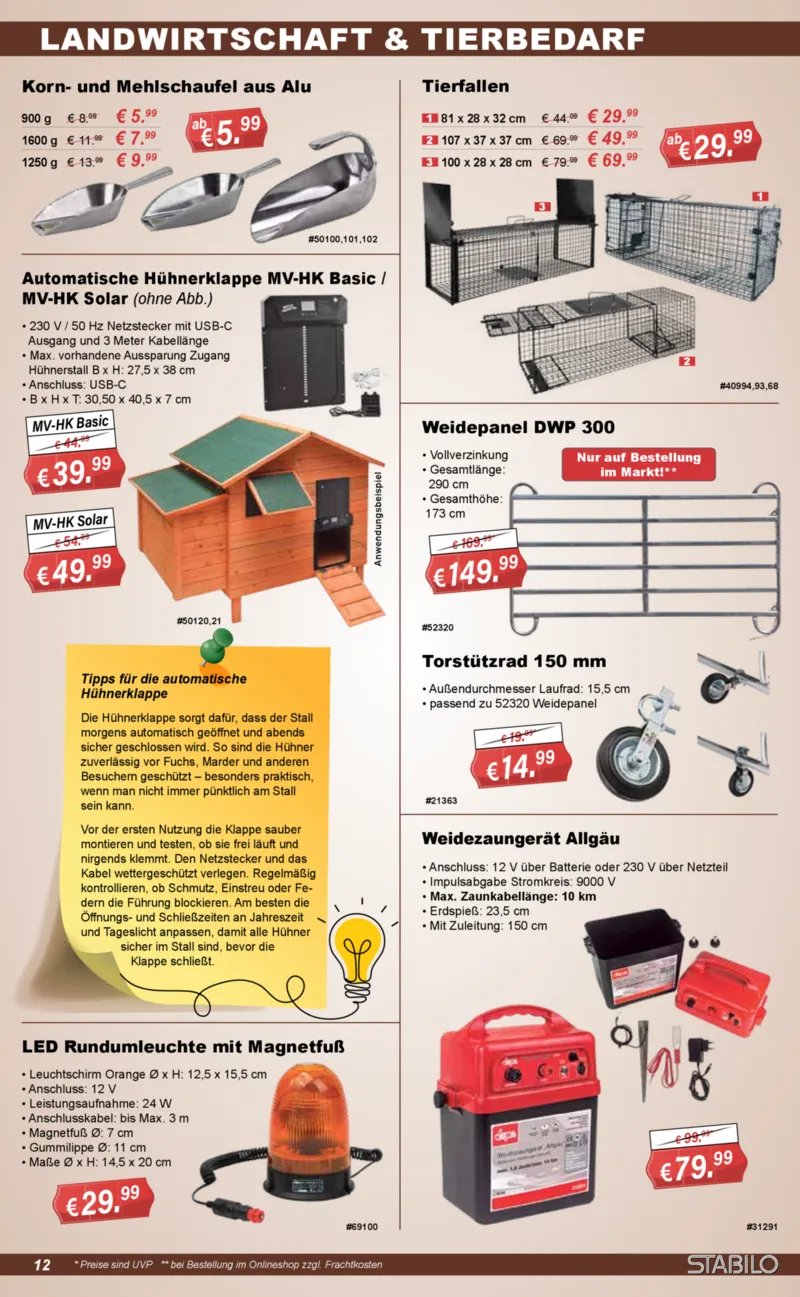 Stabilo Fachmarkt Prospekt vom 29.07.2026, Seite 12