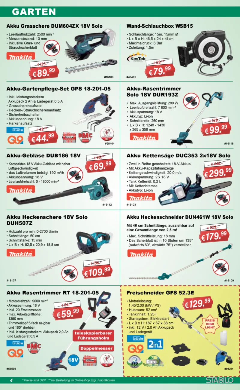 Stabilo Fachmarkt Prospekt vom 29.07.2026, Seite 4