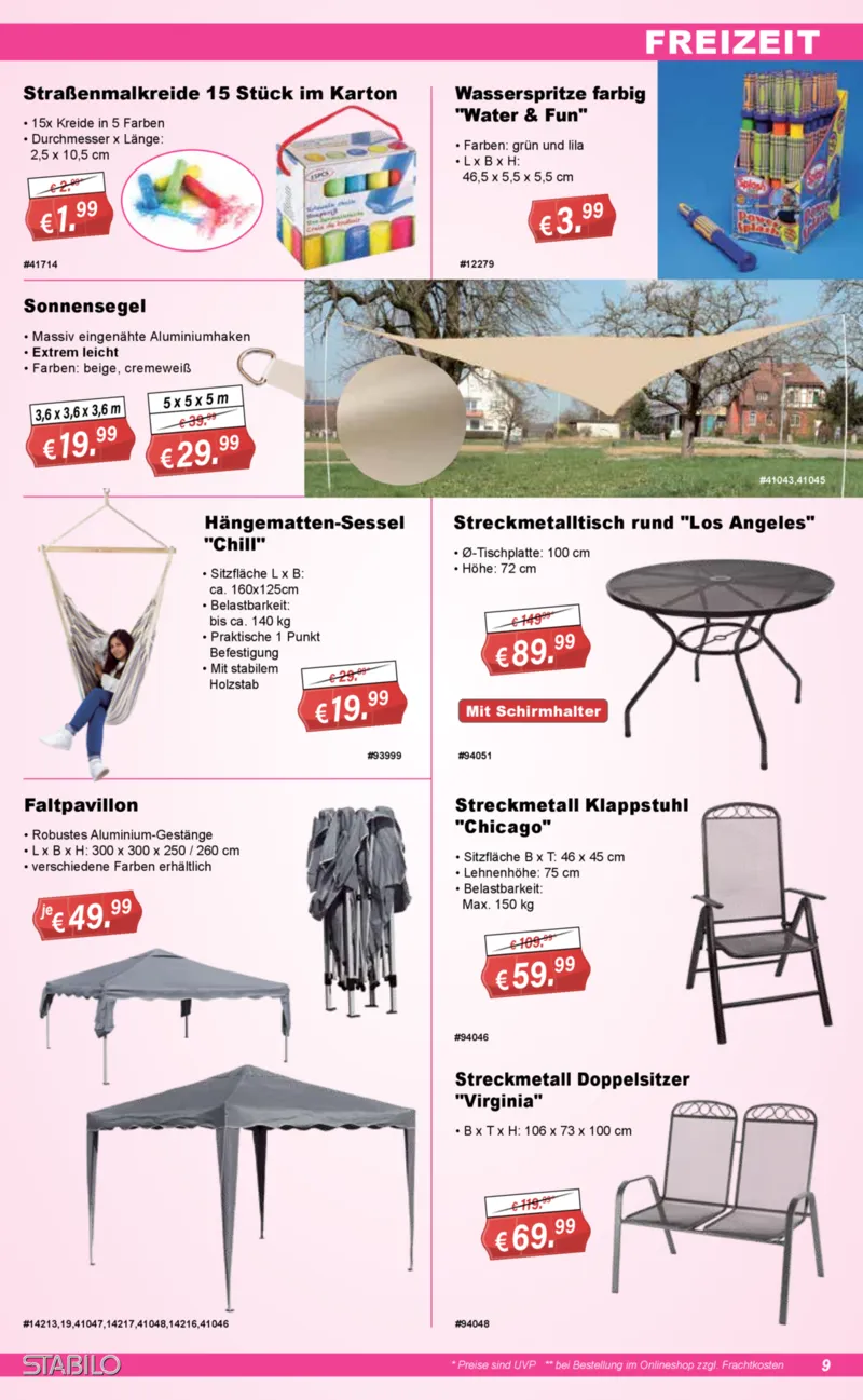 Stabilo Fachmarkt Prospekt vom 29.07.2026, Seite 9