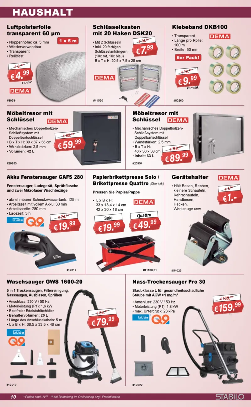 Stabilo Fachmarkt Prospekt vom 12.08.2026, Seite 10
