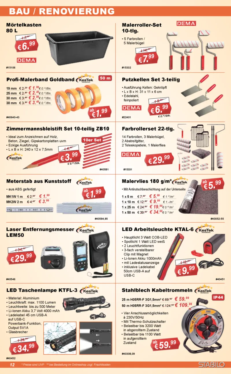 Stabilo Fachmarkt Prospekt vom 12.08.2026, Seite 12