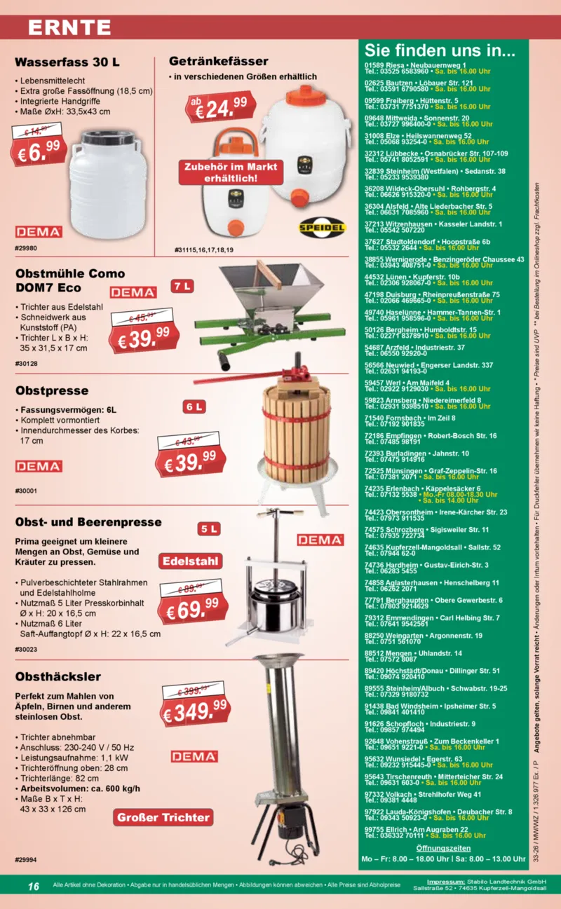 Stabilo Fachmarkt Prospekt vom 12.08.2026, Seite 16