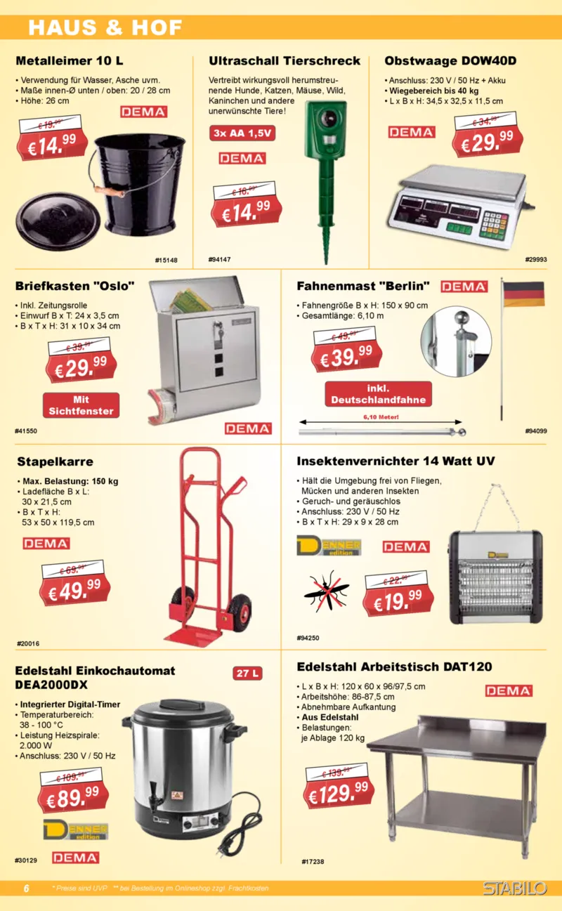 Stabilo Fachmarkt Prospekt vom 12.08.2026, Seite 6
