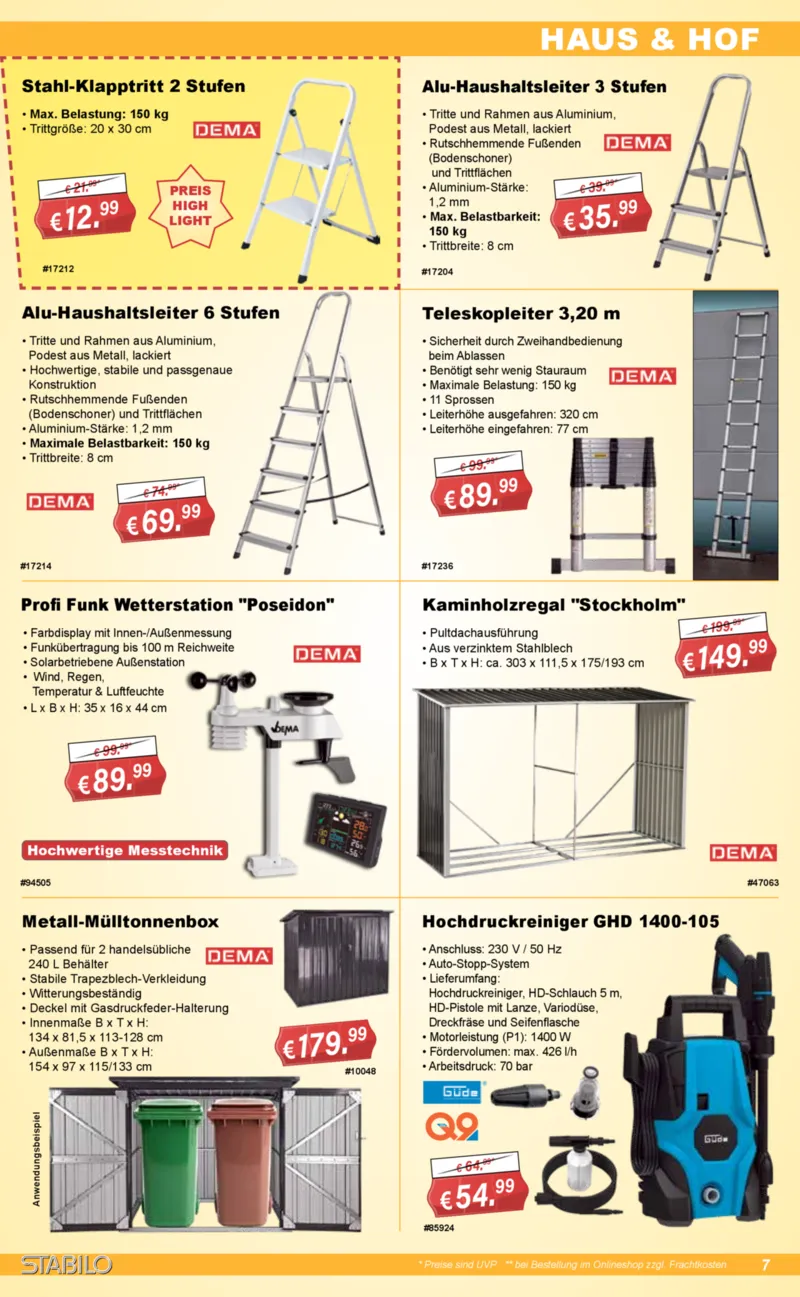 Stabilo Fachmarkt Prospekt vom 12.08.2026, Seite 7