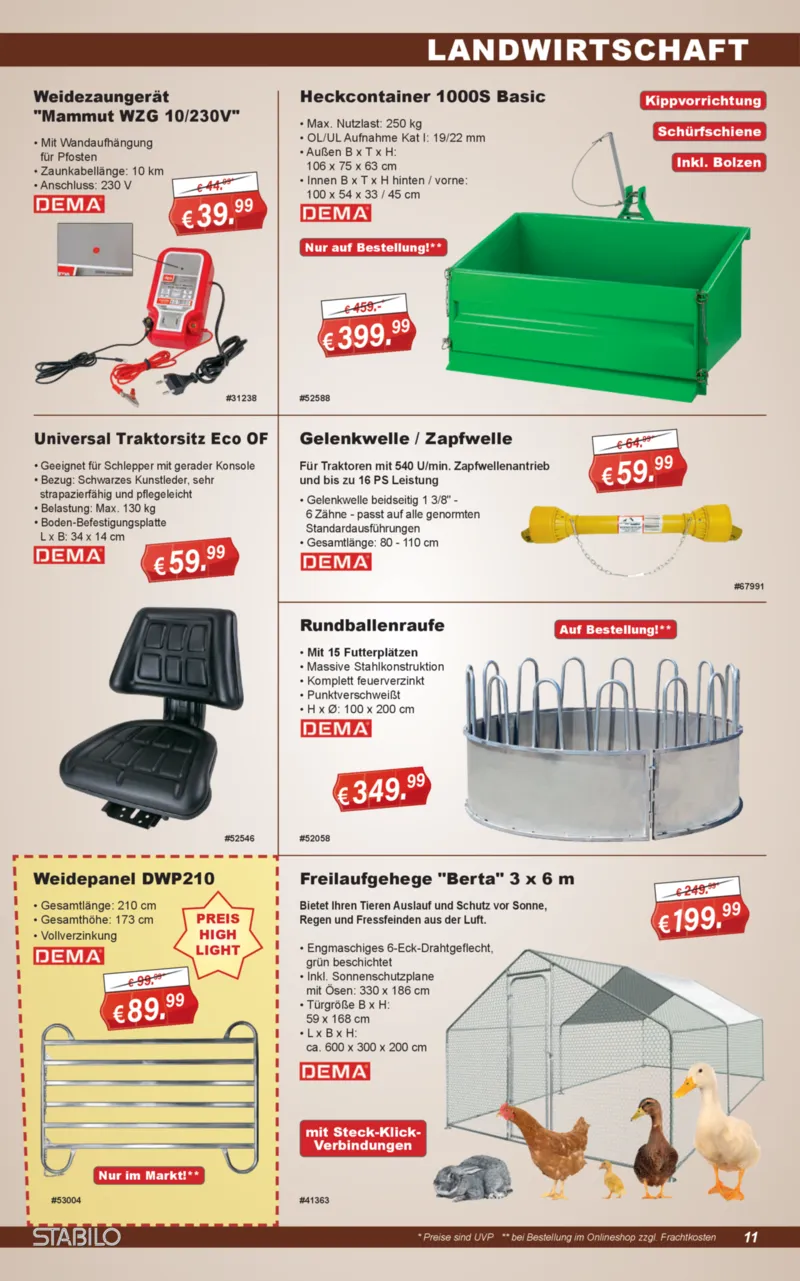 Stabilo Fachmarkt Prospekt vom 26.08.2026, Seite 11