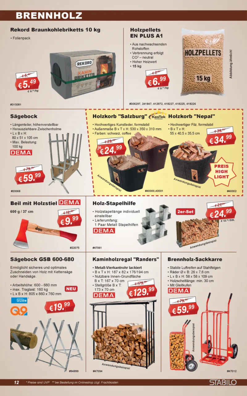 Stabilo Fachmarkt Prospekt vom 26.08.2026, Seite 12