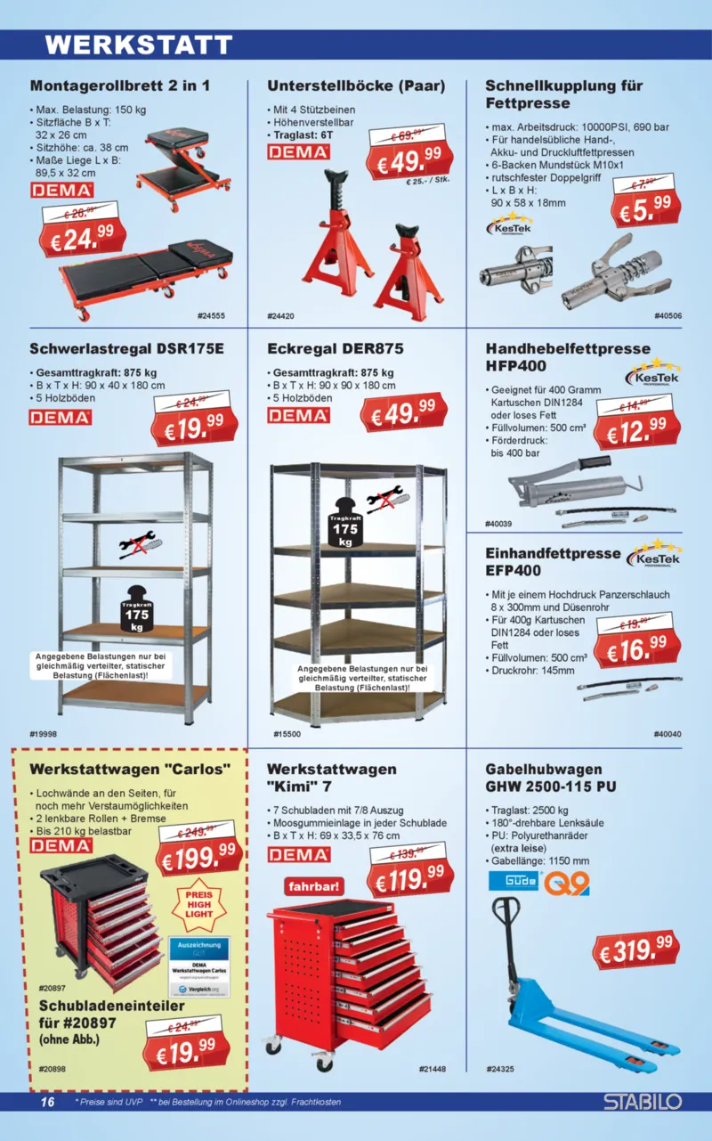 Stabilo Fachmarkt Prospekt vom 26.08.2026, Seite 16