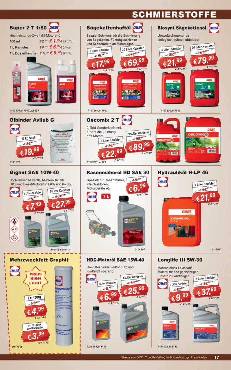 Stabilo Fachmarkt Prospekt vom 26.08.2026, Seite 17