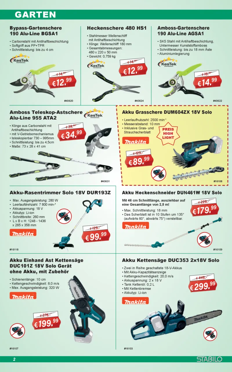 Stabilo Fachmarkt Prospekt vom 26.08.2026, Seite 2