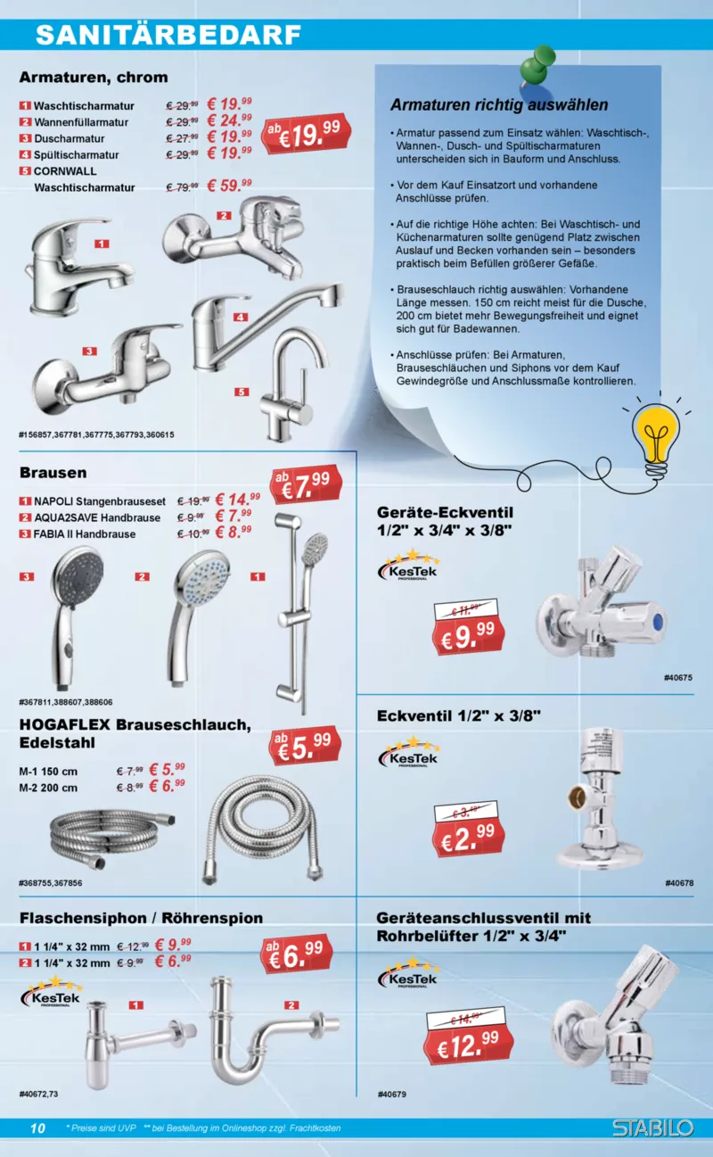 Stabilo Fachmarkt Prospekt vom 23.09.2026, Seite 10