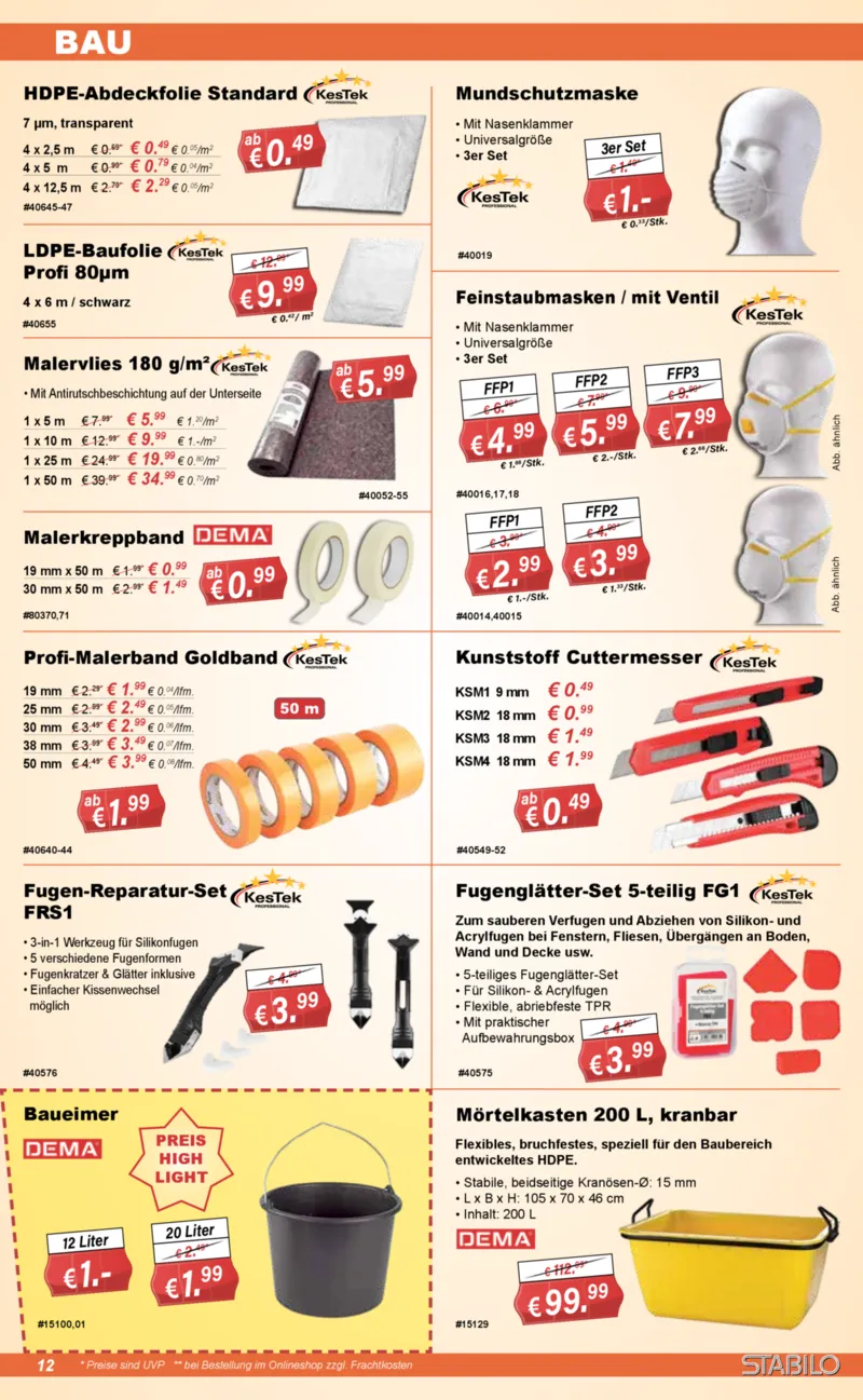 Stabilo Fachmarkt Prospekt vom 23.09.2026, Seite 12